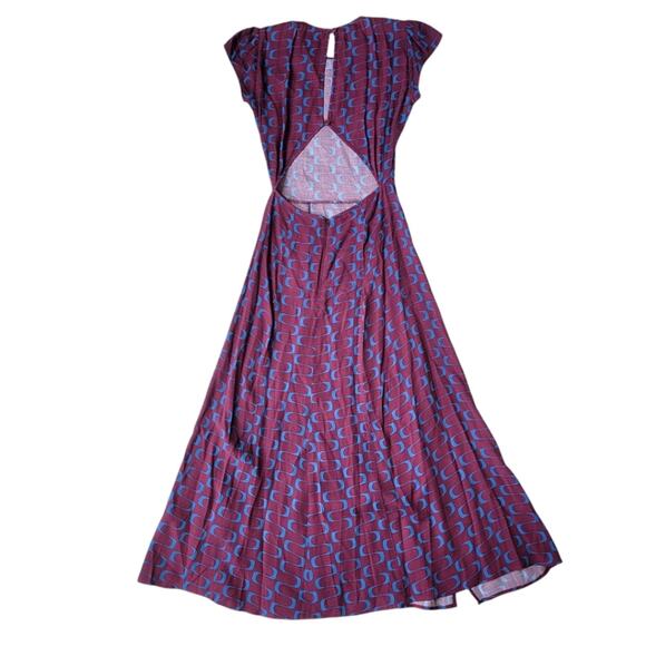 Reformation Gavin Dress Marooned Size Womens 0 - Picture 6 of 10